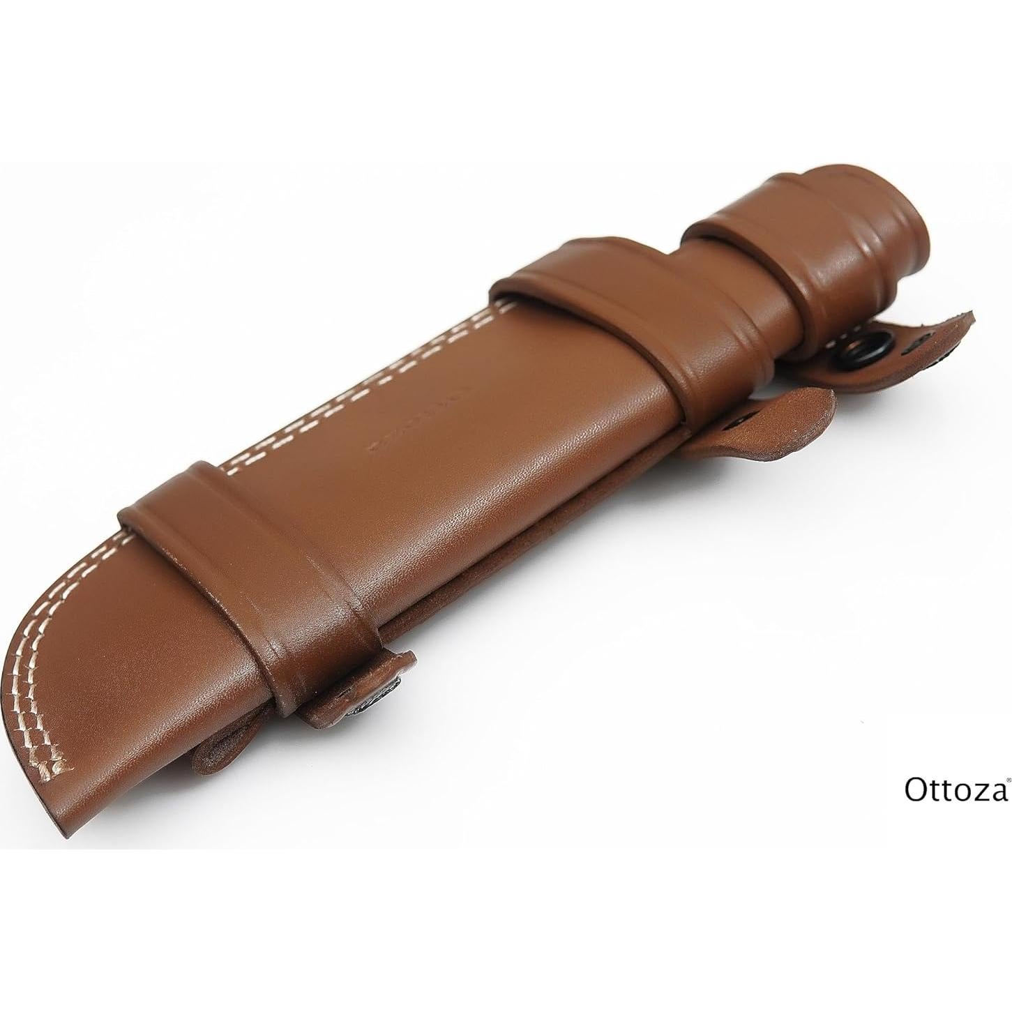 Funda de Cuchillo de Cuero Ottoza para Hoja Fija 15.88 cm