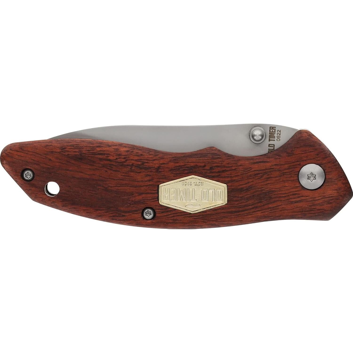 Cuchillo Plegable Viejo Temporizador OT Palisandro 17.8 cm
