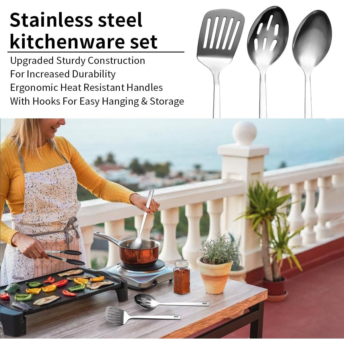 Juego de Utensilios de Cocina para Camping Evanda 10 Piezas