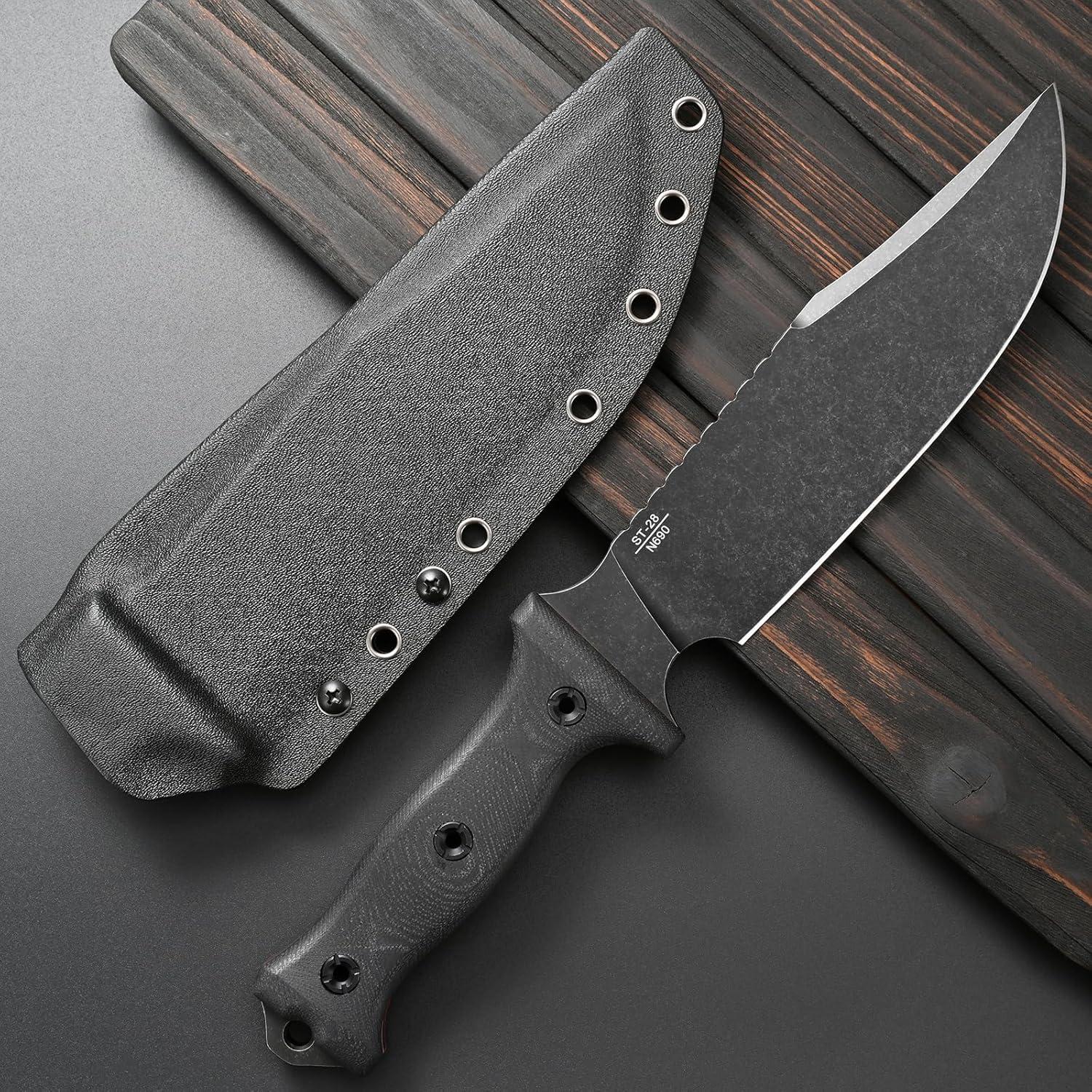 Cuchillo Fijo Sitivien ST28 Acero N690 7mm Mango G10 EDC