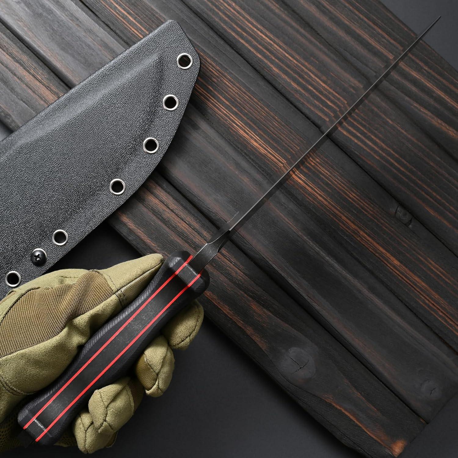 Cuchillo Fijo Sitivien ST28 Acero N690 7mm Mango G10 EDC