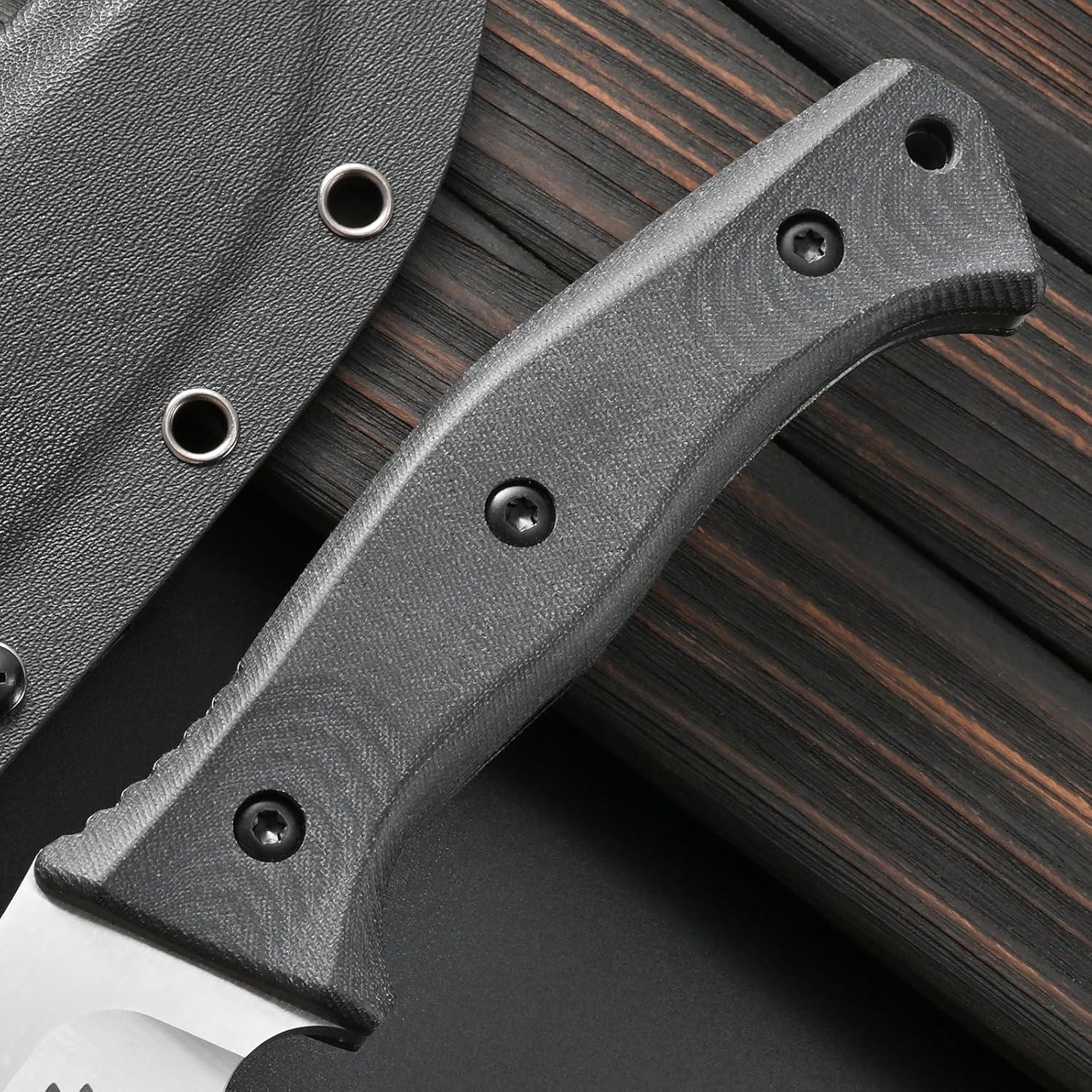 Cuchillo de hoja fija Sitivien ST22 de acero 154CM y mango Micarta