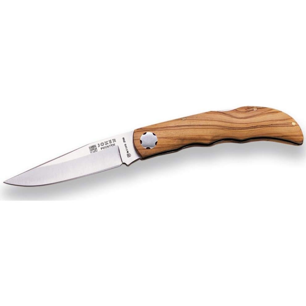 Cuchillo de bolsillo Joker Koala NO68, hoja 9.5 cm, mango de olivo