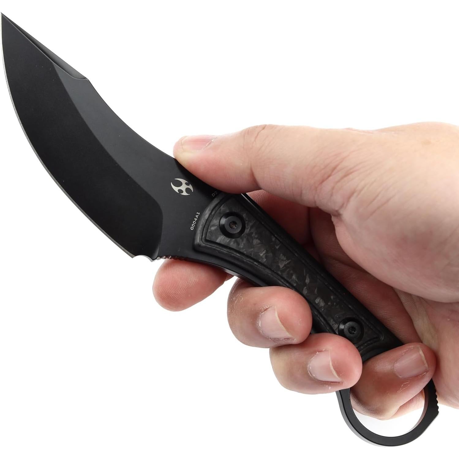 Cuchillo de hoja fija KANSEPT Niko D2 9 cm con funda Kydex
