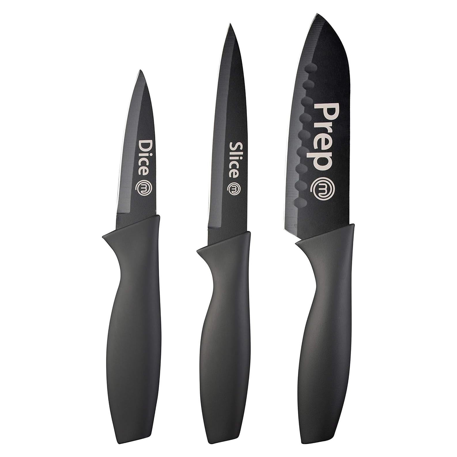 Juego de cuchillos de cocina MasterChef 3 piezas acero inoxidable