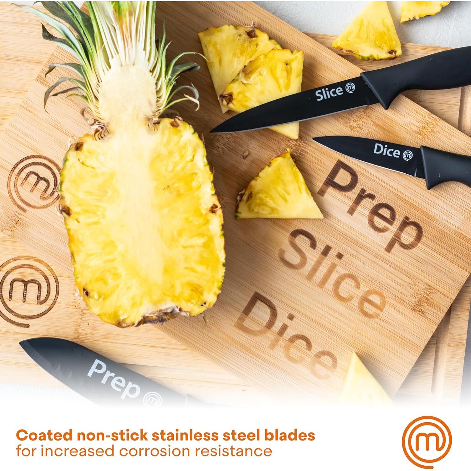 Juego de cuchillos de cocina MasterChef 3 piezas acero inoxidable