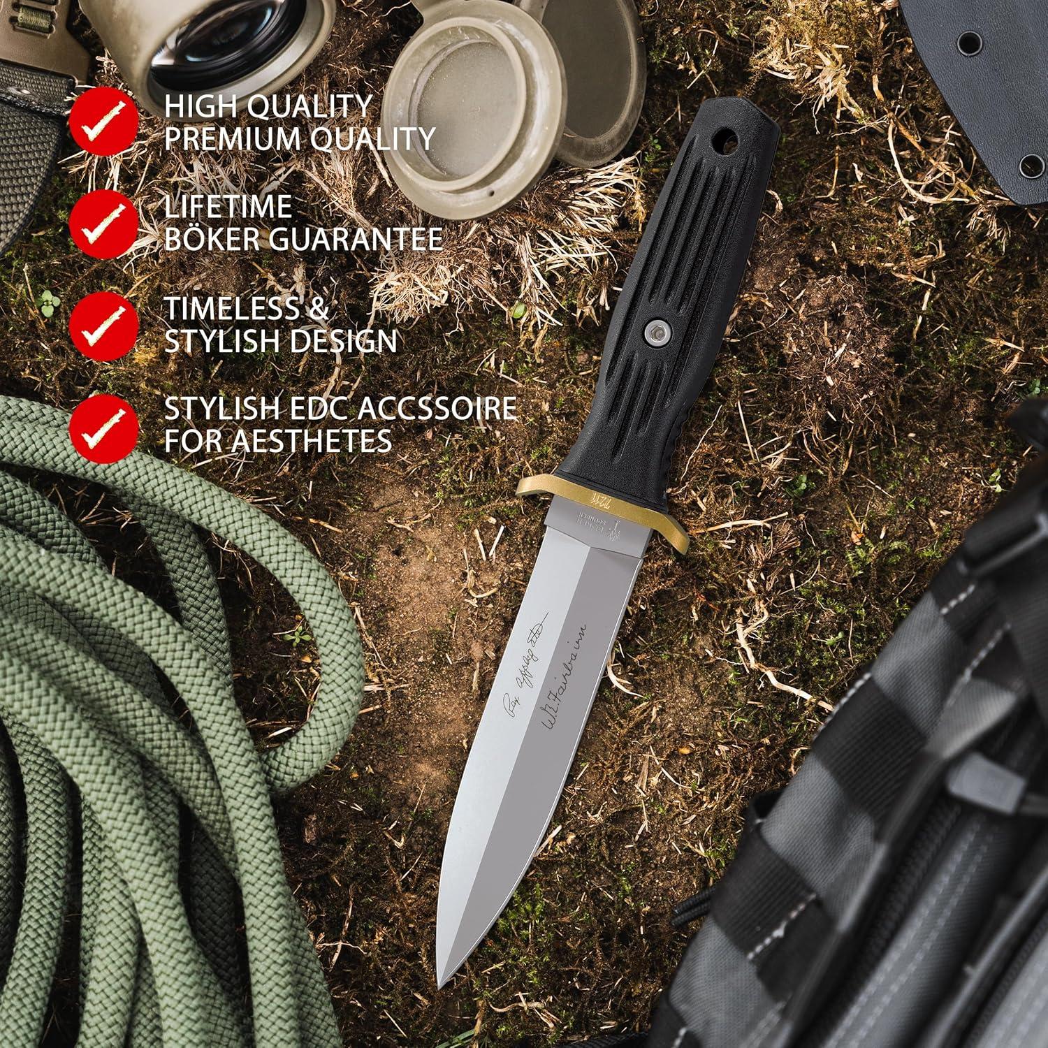 Cuchillo Boker Applegate-Fairbairn Boot 23 cm Acero Inoxidable