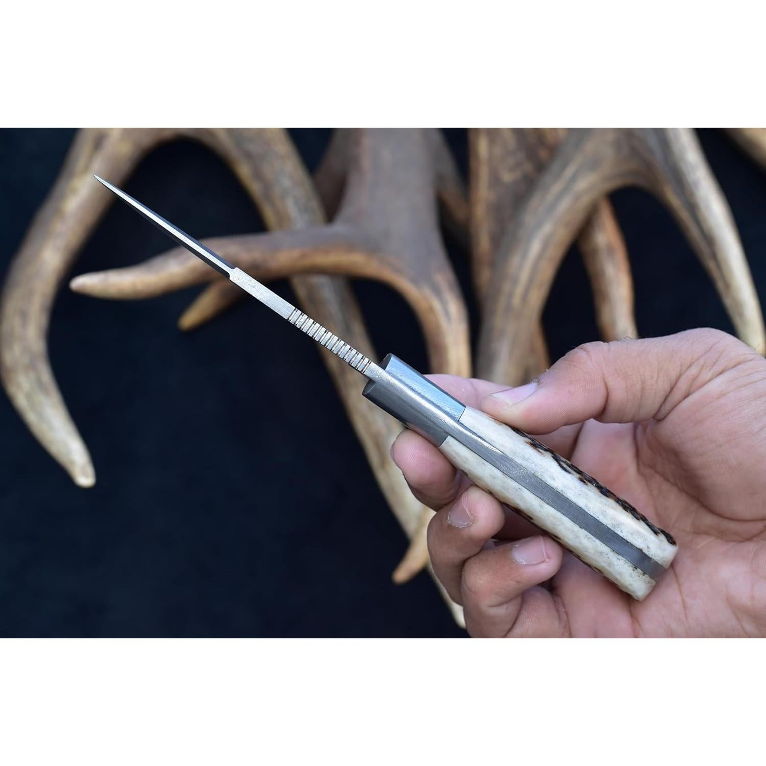 Cuchillo Todo Terreno Knives Ranch 2142-SG Acero Damasco 19.05 cm