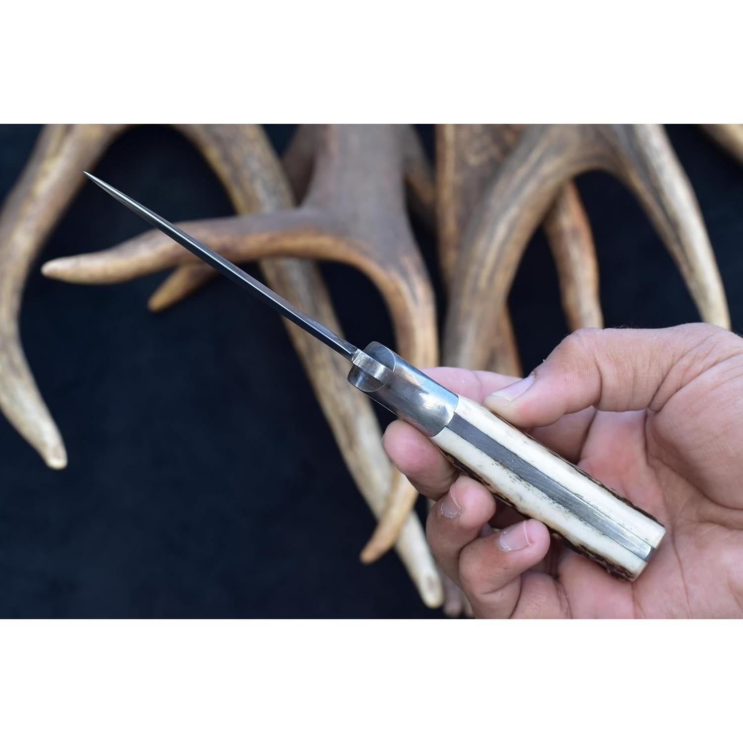 Cuchillo Todo Terreno Knives Ranch 2142-SG Acero Damasco 19.05 cm