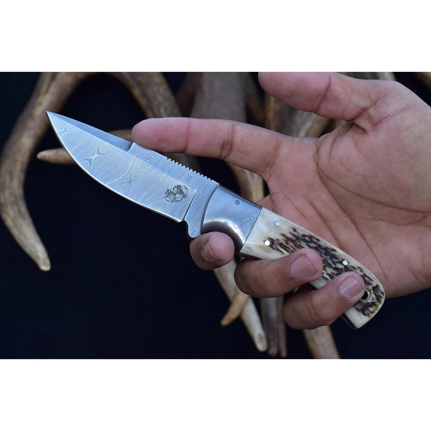 Cuchillo Todo Terreno Knives Ranch 2142-SG Acero Damasco 19.05 cm