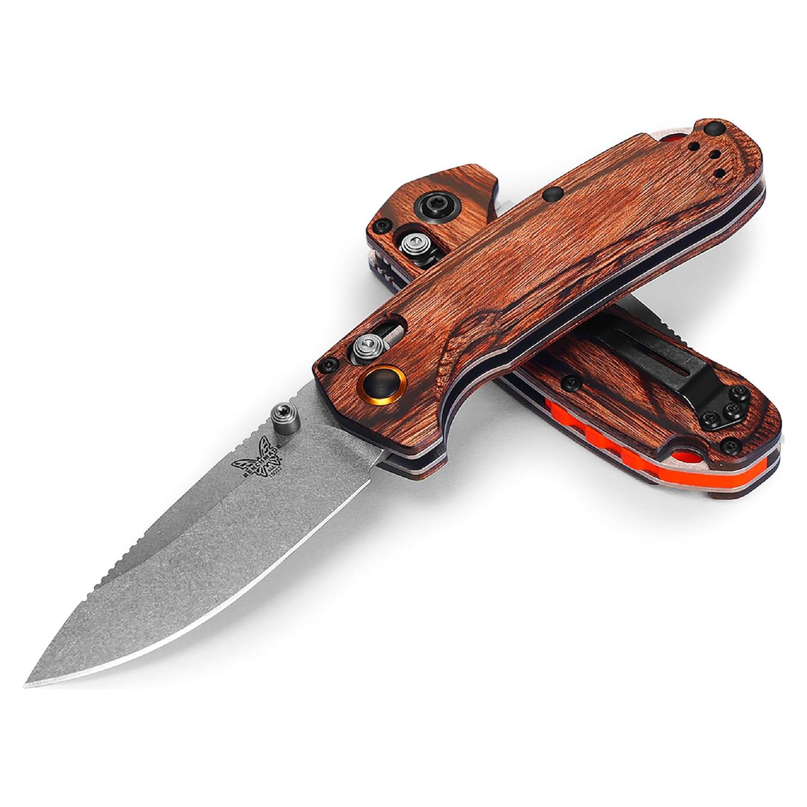 Cuchillo de Caza Benchmade North Fork 15032 - Madera Estabilizada