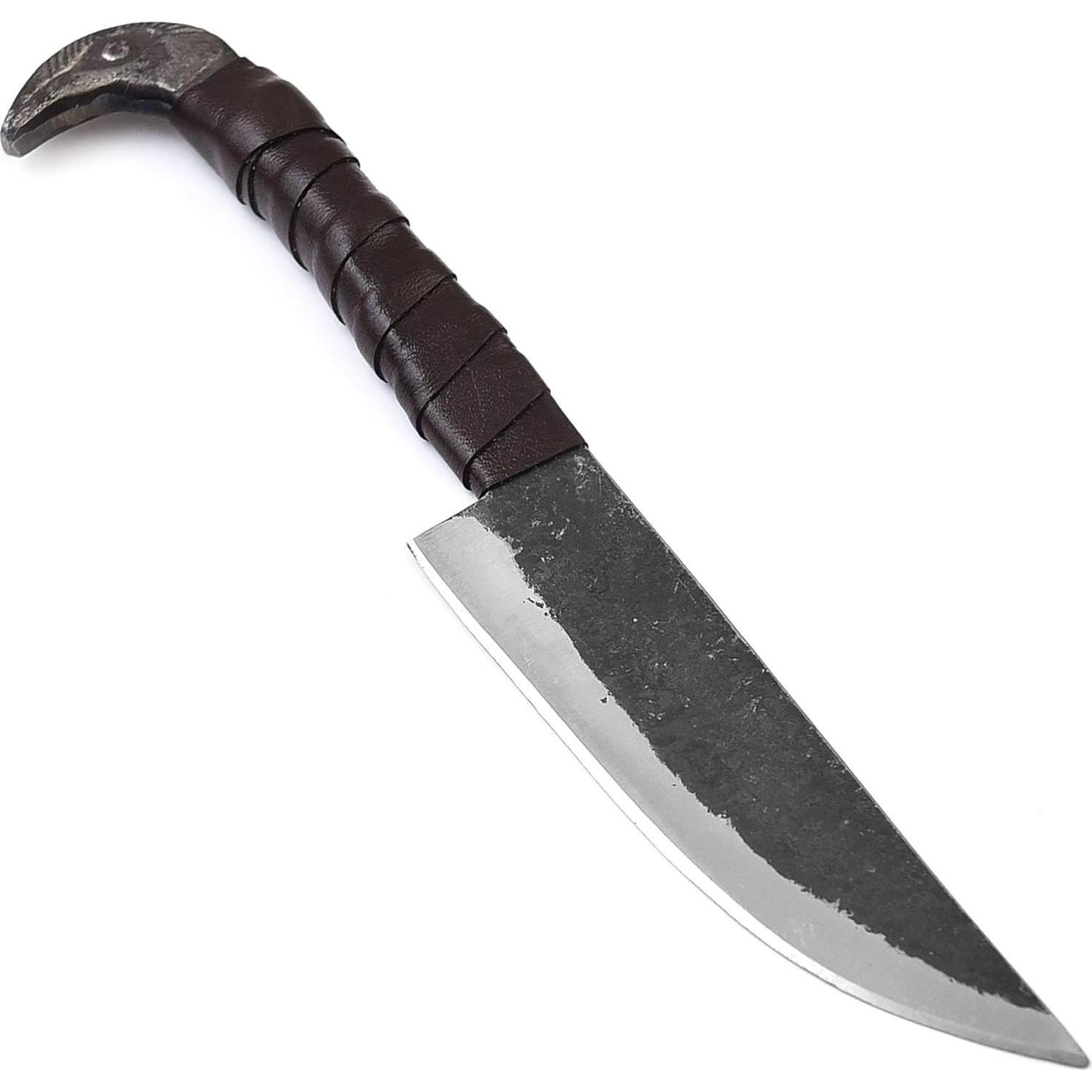 Cuchillo de Caza LEONA CRAFT Cabeza de Cuervo 25.4 cm