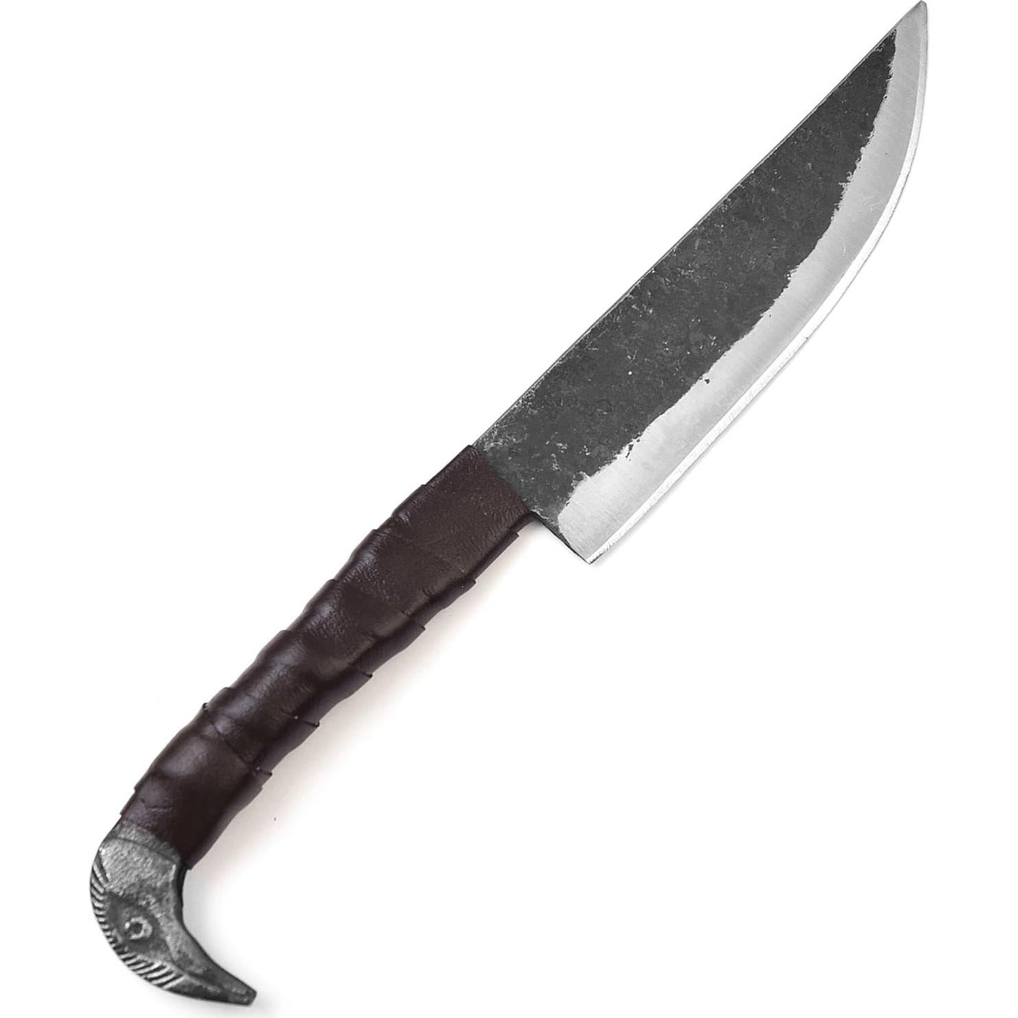 Cuchillo de Caza LEONA CRAFT Cabeza de Cuervo 25.4 cm