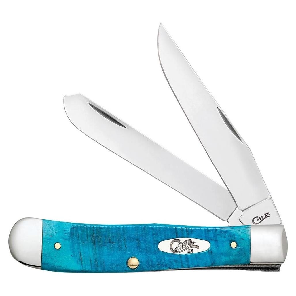 Cuchillo de bolsillo Case CA25592 Hueso Azul Caribeño 10.5 cm