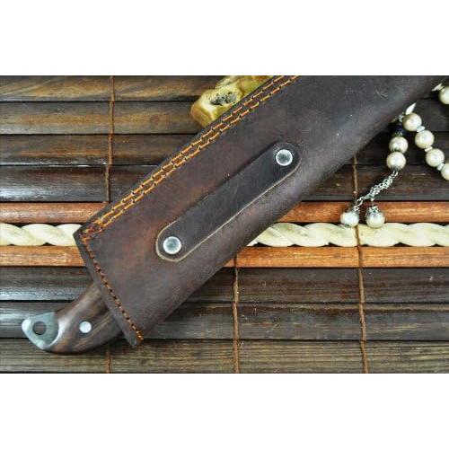 Cuchillo de Caza Perkin Damasco 25.4 cm Full Tang con Funda