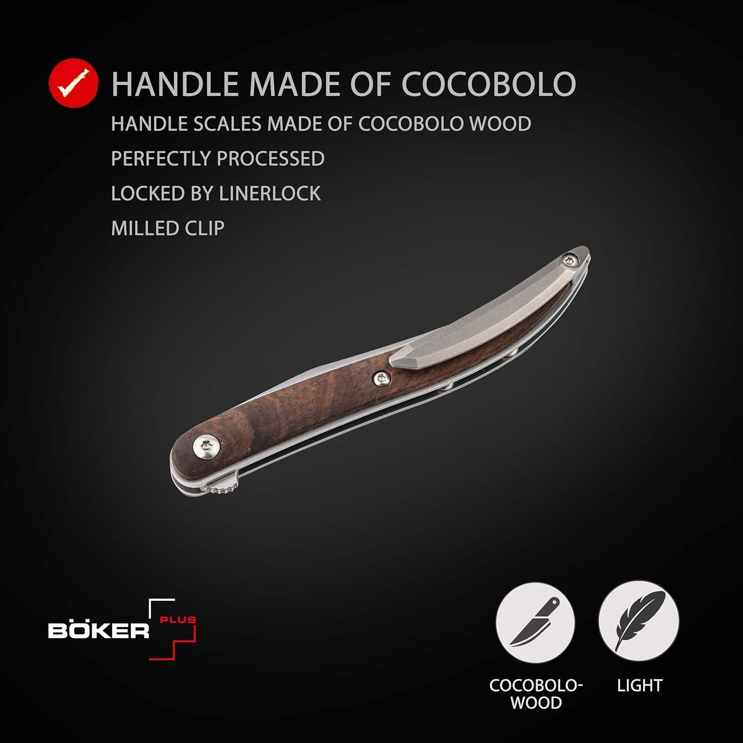 Cuchillo de bolsillo BÖKER PLUS Urban Texas Tooth Pick VG-10