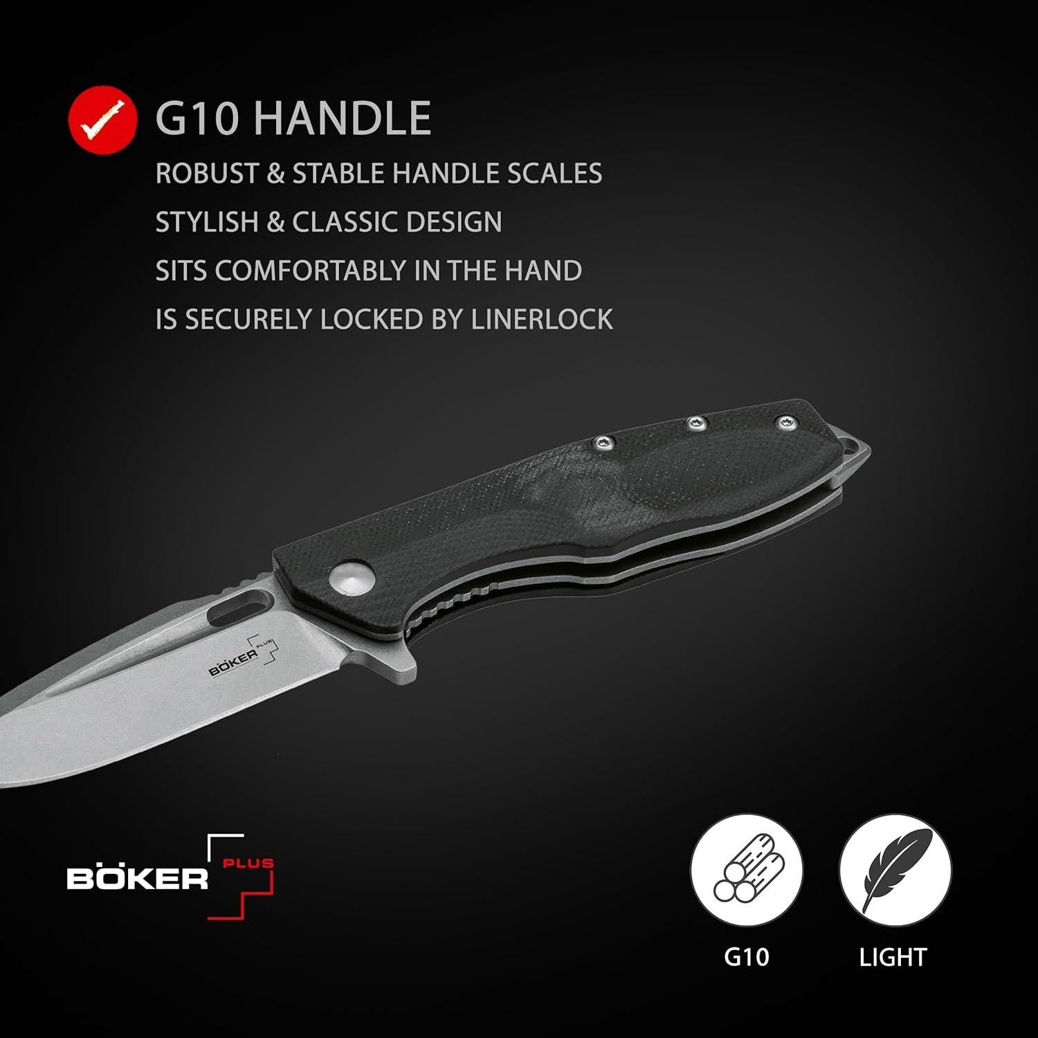 Cuchillo Plegable Boker Plus Mini Caracal 18.24 cm Acero Inoxidable