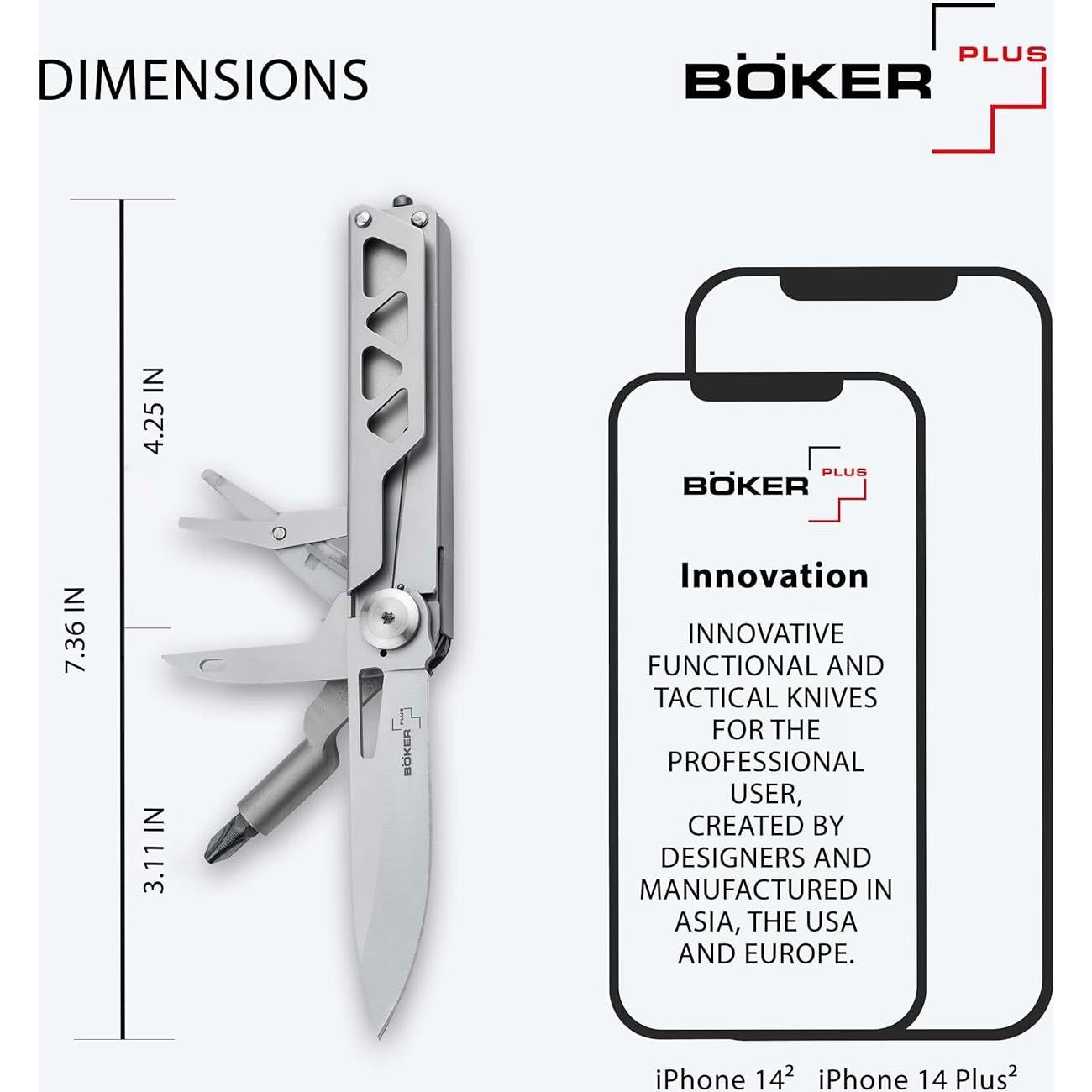 Cuchillo Plegable BÖKER PLUS Specialist Half-Tool 7.9cm