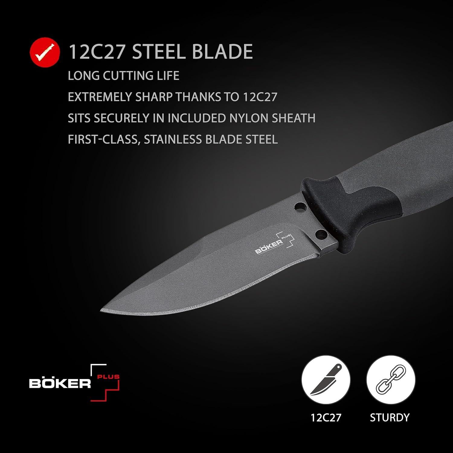 Cuchillo Fijo Boker Plus Outdoorsman 20.32 cm Hoja 9.53 cm