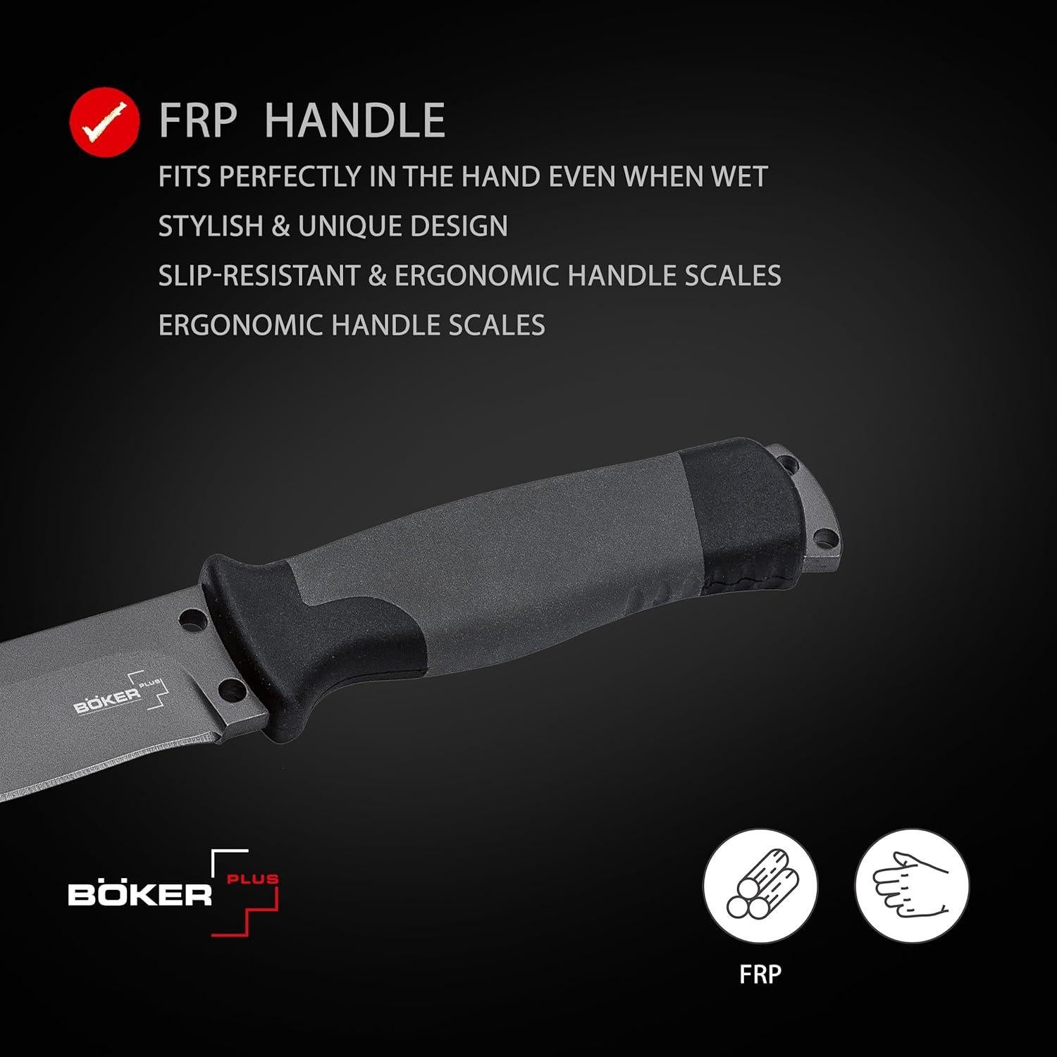 Cuchillo Fijo Boker Plus Outdoorsman 20.32 cm Hoja 9.53 cm