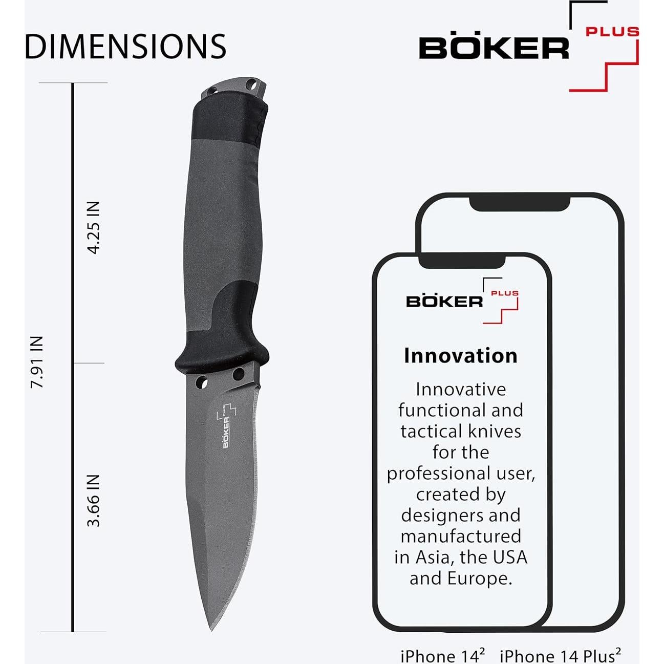 Cuchillo Fijo Boker Plus Outdoorsman 20.32 cm Hoja 9.53 cm