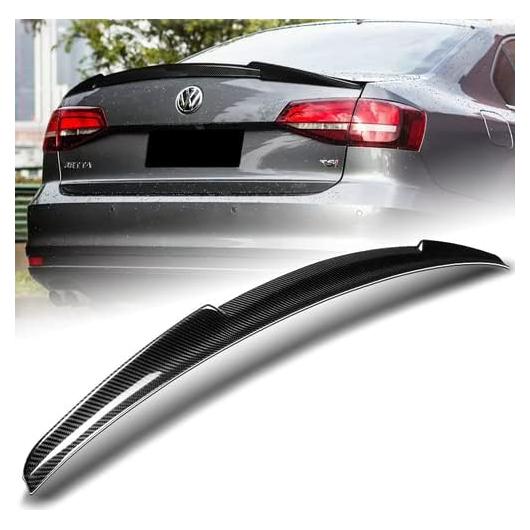 Alerón Trasero de Fibra de Carbono Real HK5 para VW Jetta MK6 2011-2018