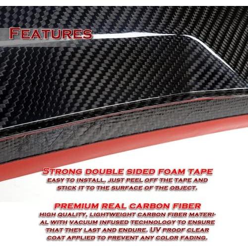 Alerón Trasero de Fibra de Carbono Real HK5 para VW Jetta MK6 2011-2018