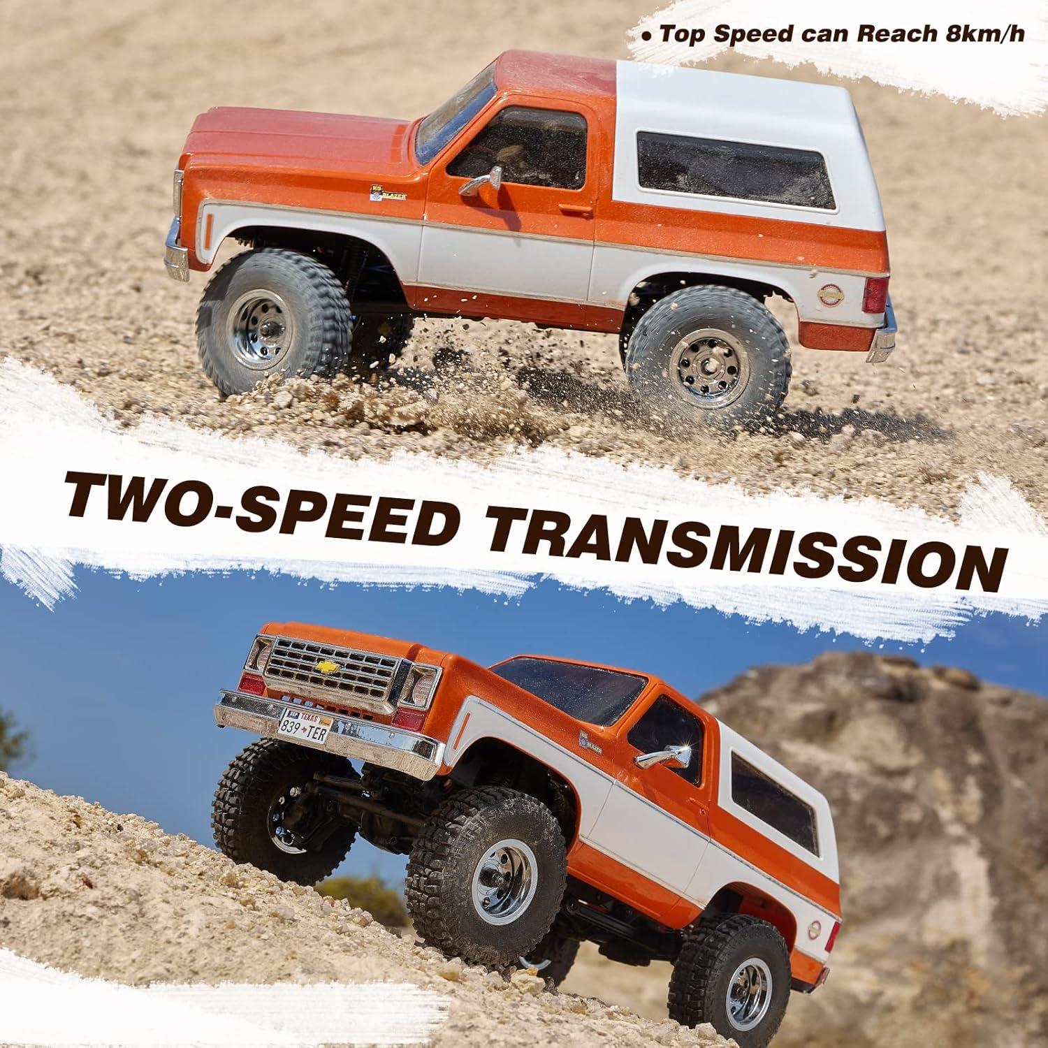 Coche RC FMS K5 Blazer 1/24 4WD Naranja RTR Todo Terreno