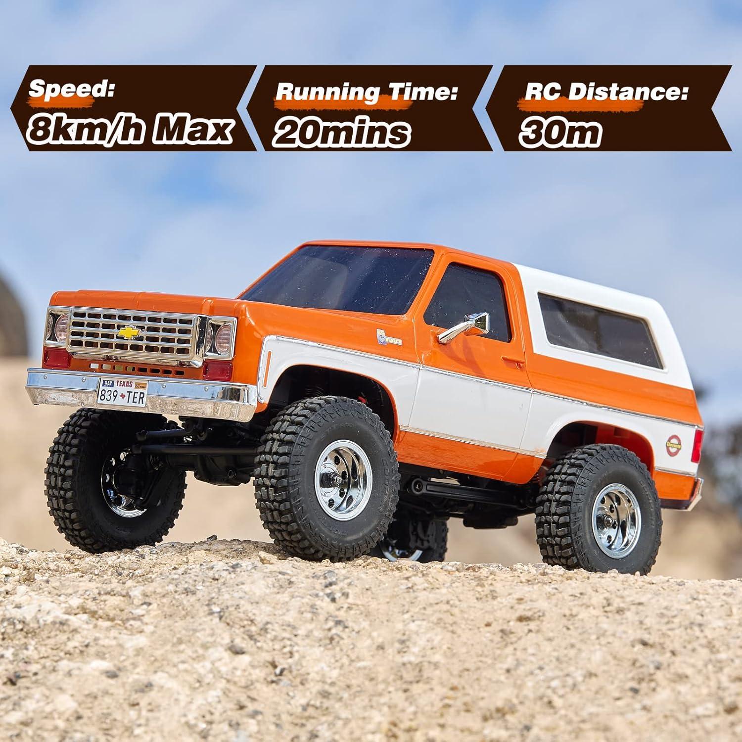 Coche RC FMS K5 Blazer 1/24 4WD Naranja RTR Todo Terreno
