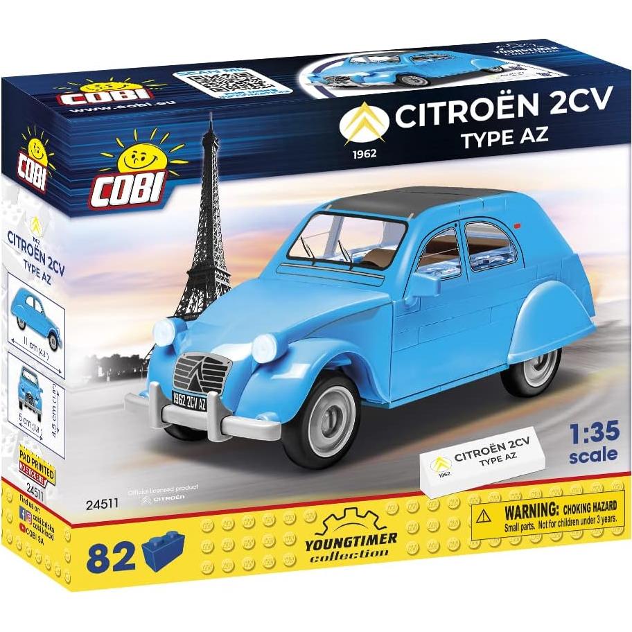 Modelo Citroen 2CV Tipo AZ COBI 1:35 con 82 bloques