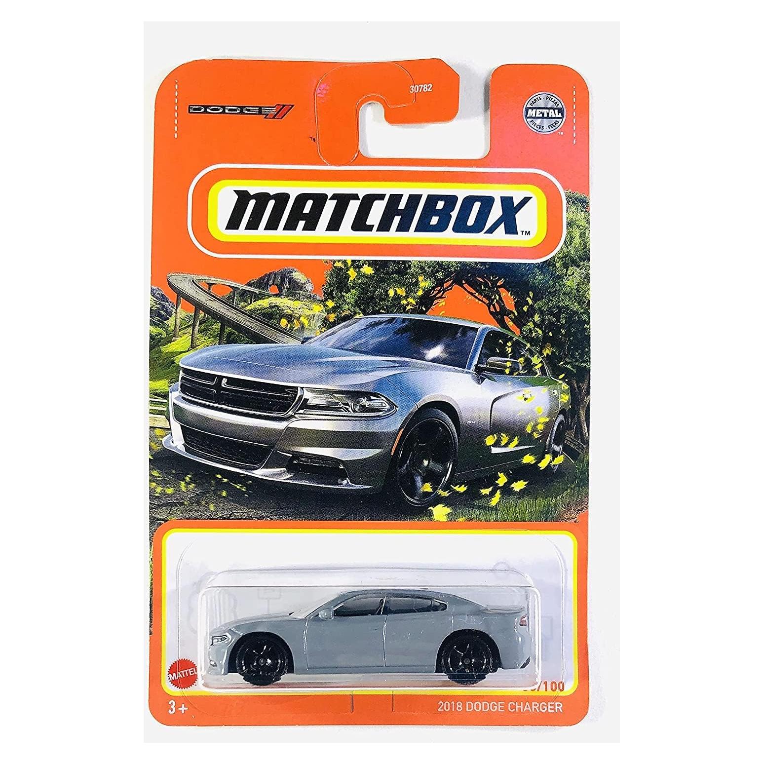 Auto a Escala Matchbox 2018 Dodge Charger Gris 1:64