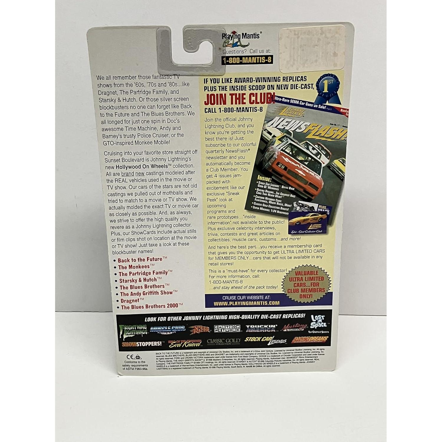 DeLorean Die-Cast 1:64 Johnny Lightning Volver al Futuro