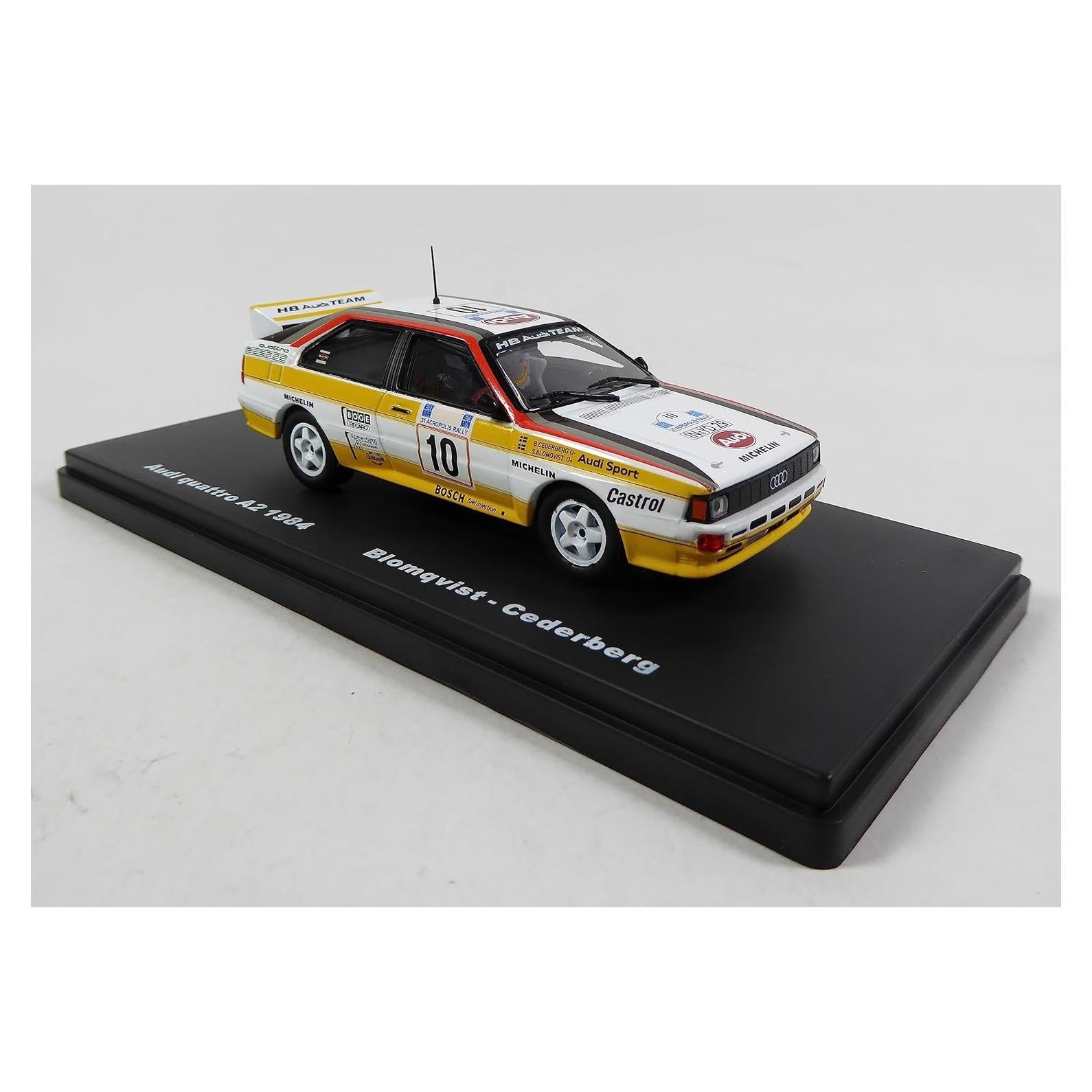 Coche en miniatura OPO 10 Audi Quattro A2 1984 1:43