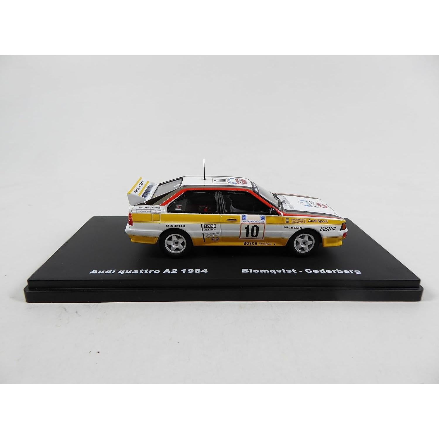 Coche en miniatura OPO 10 Audi Quattro A2 1984 1:43