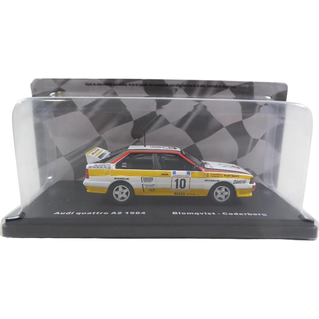 Coche en miniatura OPO 10 Audi Quattro A2 1984 1:43