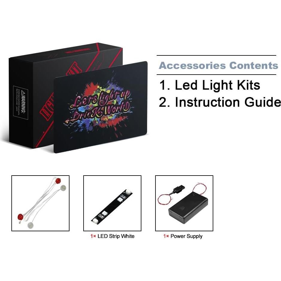 Kit de Luz LED BrickBling para LEGO Aston Martin DB5 76911