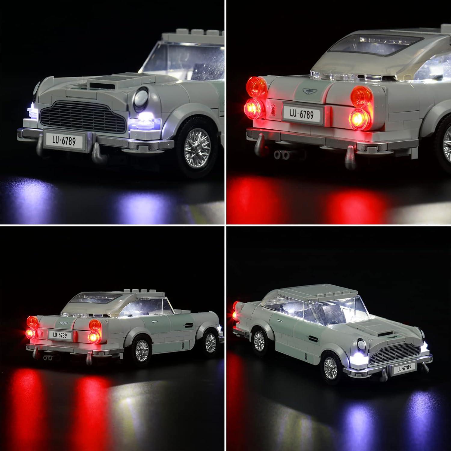 Kit de Luz LED BrickBling para LEGO Aston Martin DB5 76911
