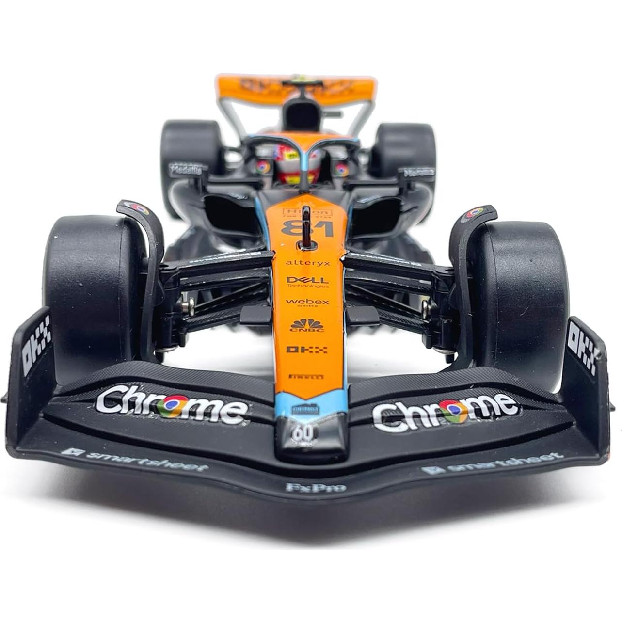 Coche de Juguete F1 McLaren MCL60 1:24 Metal Fundido Negro