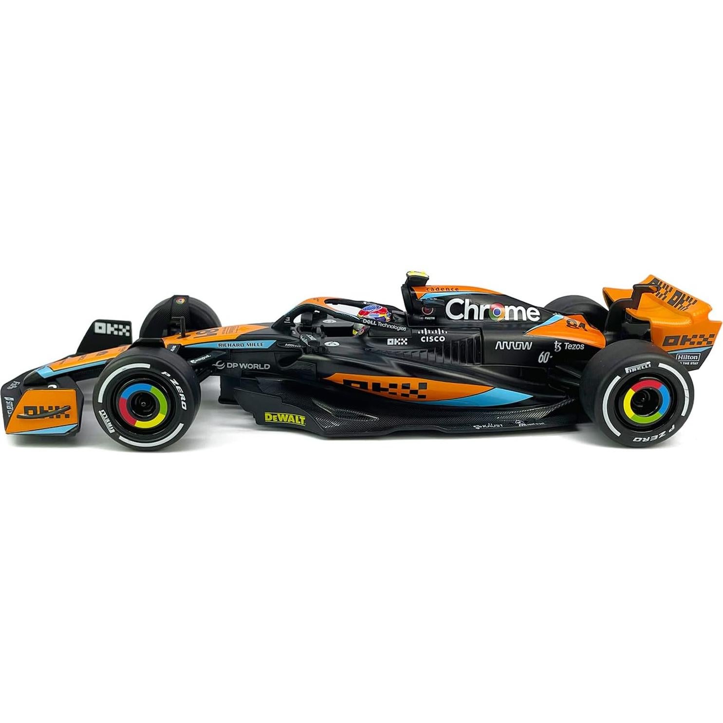 Coche de Juguete F1 McLaren MCL60 1:24 Metal Fundido Negro