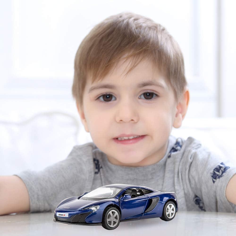 Coche de Juguete McLaren 650S Escala 1:36 Azul Retroceso