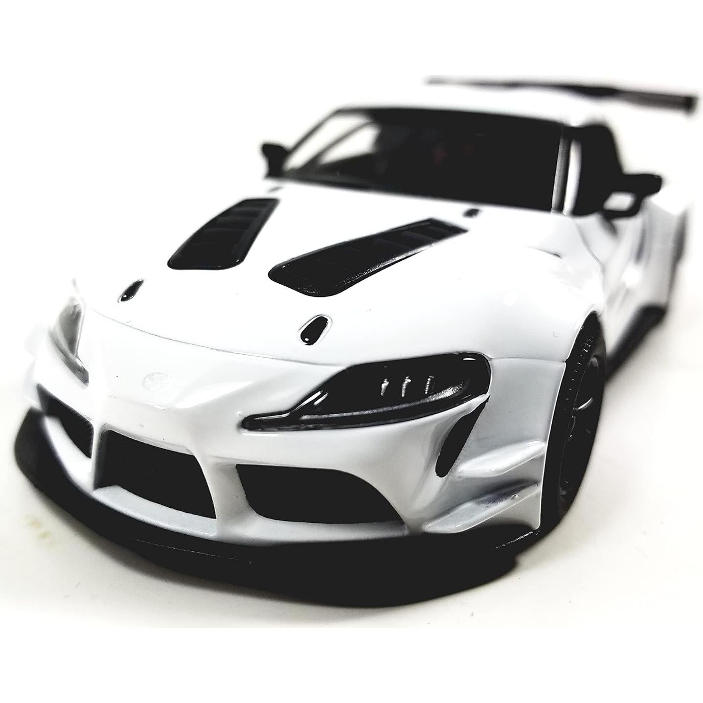 Coche Diecast KiNSMART Toyota GR Supra Racing 1:36 Blanco