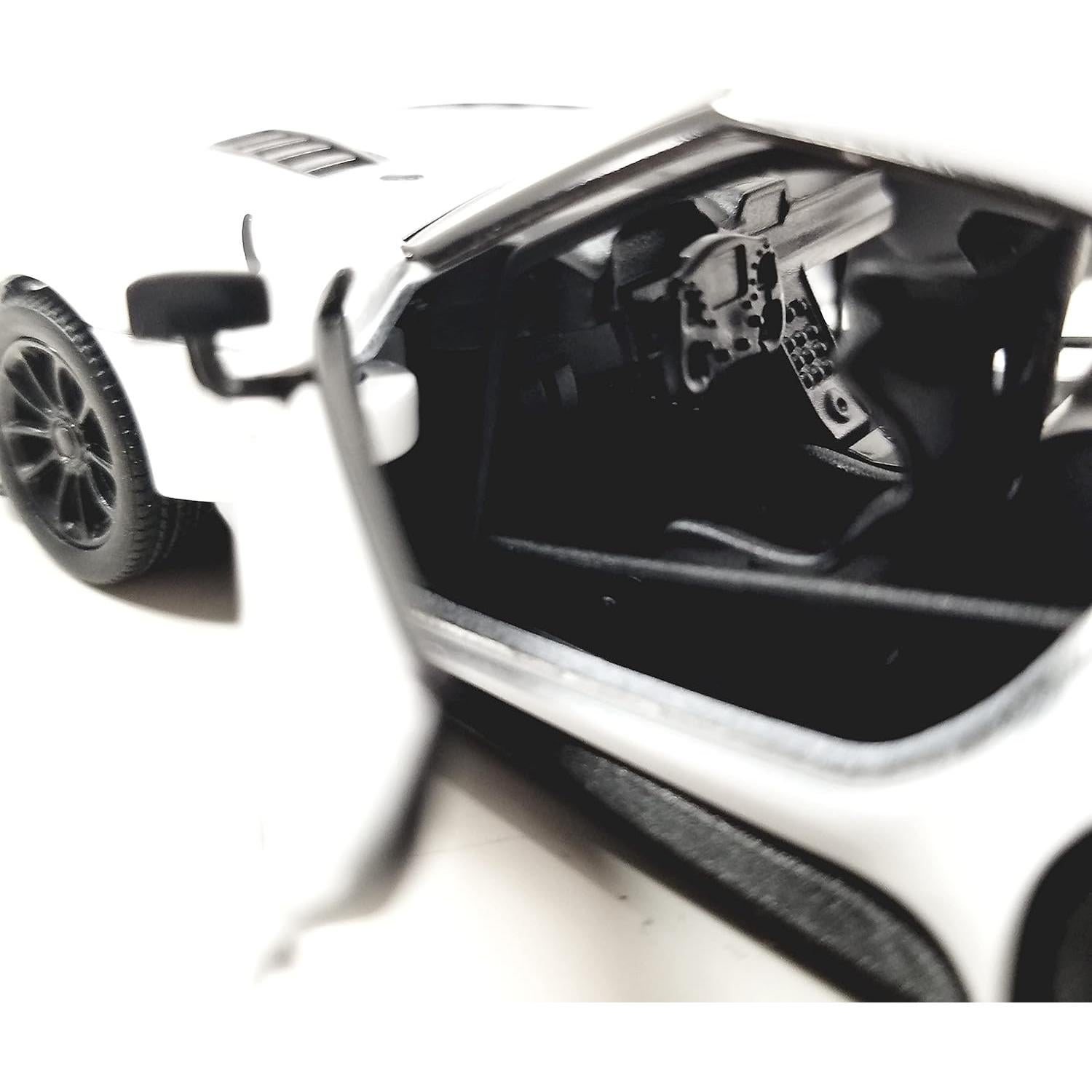 Coche Diecast KiNSMART Toyota GR Supra Racing 1:36 Blanco