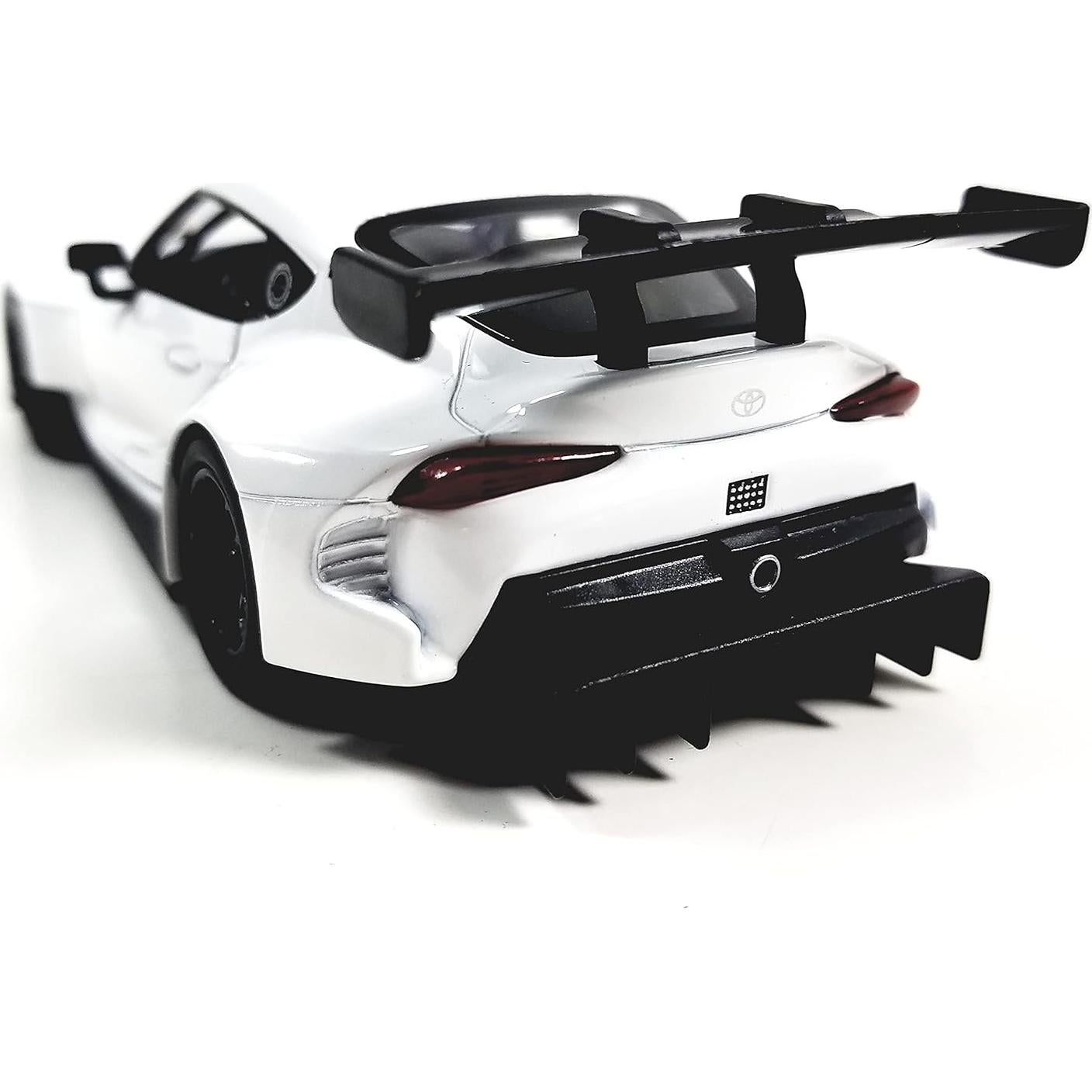 Coche Diecast KiNSMART Toyota GR Supra Racing 1:36 Blanco