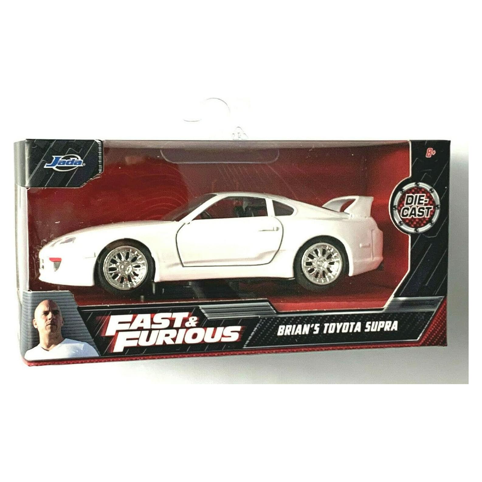 DieCast Jada Toyota Supra Brian Blanco 1:32 Escala