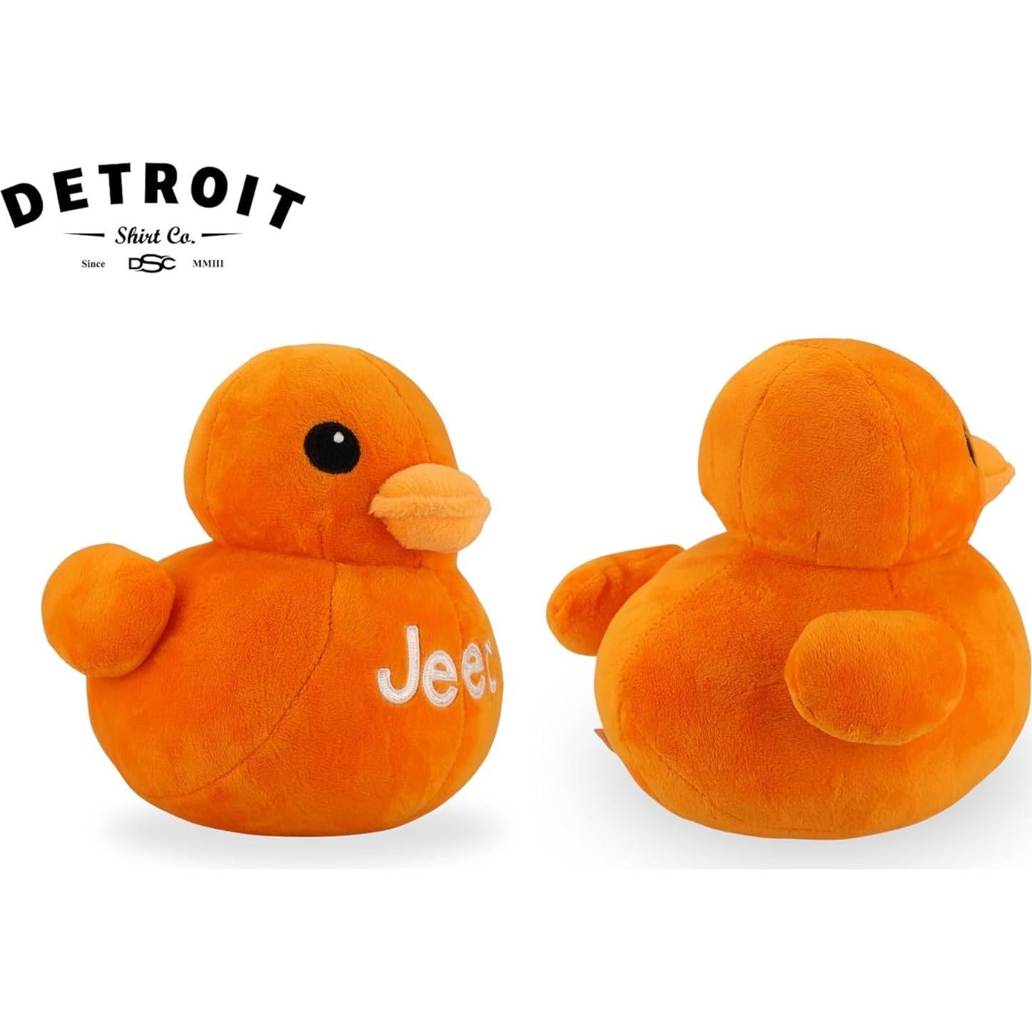 Pato de Peluche Jeep Naranja 17.78 cm - Regalo para Entusiastas