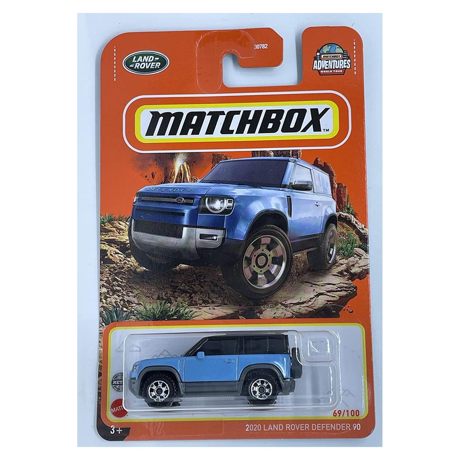 Auto a Escala Matchbox 2020 Land Rover Defender 90 Azul