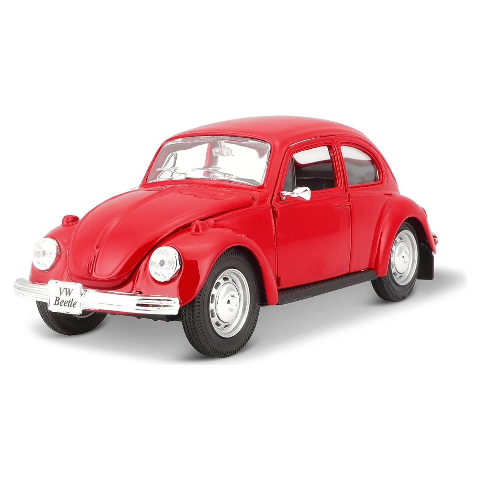 Maisto Volkswagen Beetle 1:24 Rojo Diecast Detallado