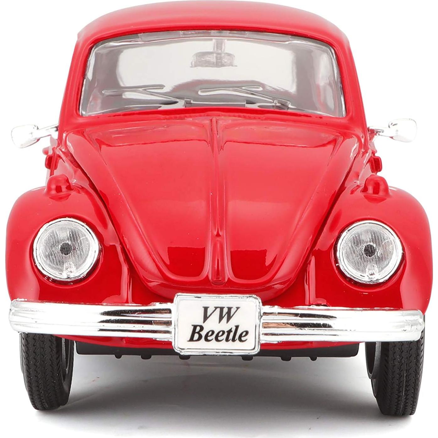 Maisto Volkswagen Beetle 1:24 Rojo Diecast Detallado