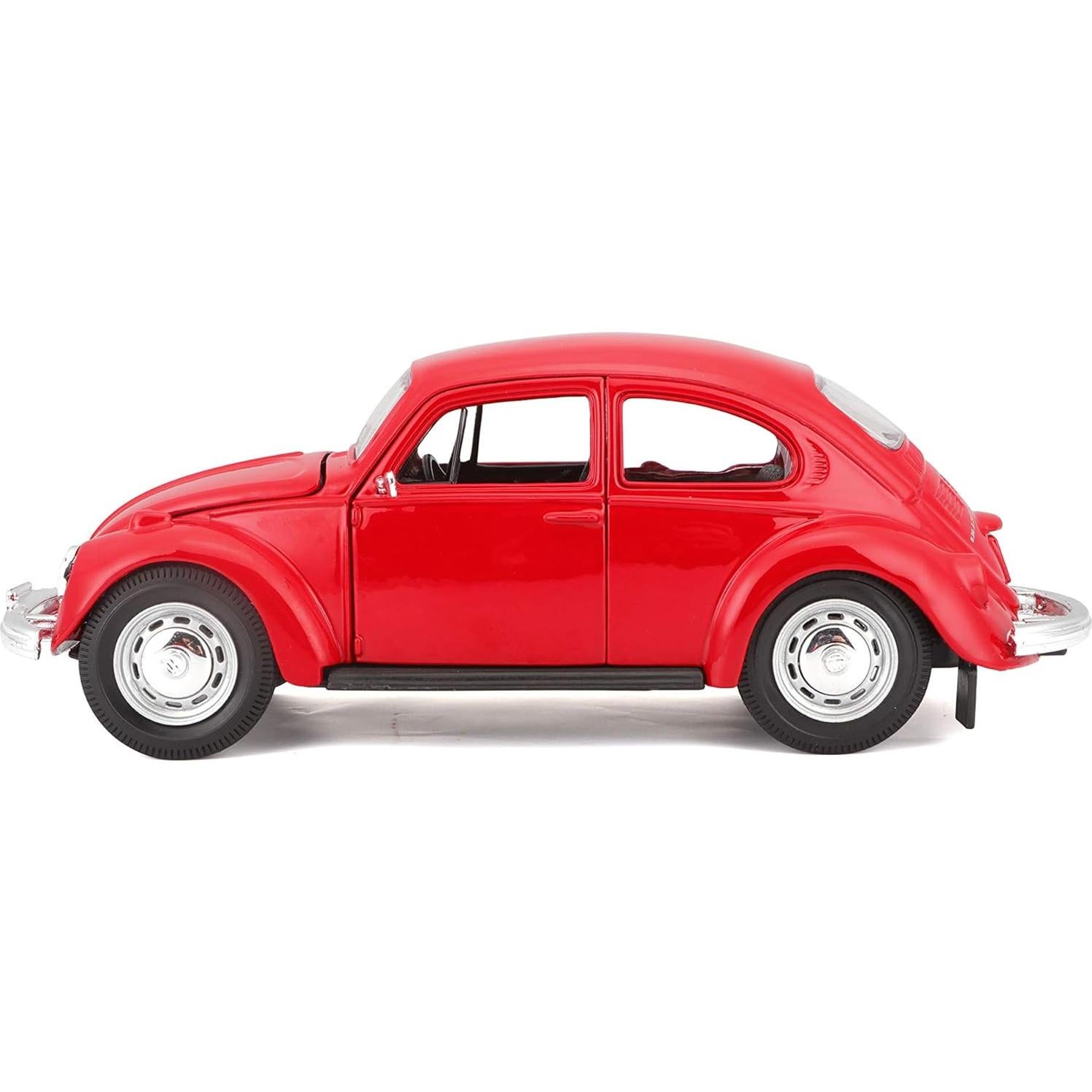 Maisto Volkswagen Beetle 1:24 Rojo Diecast Detallado
