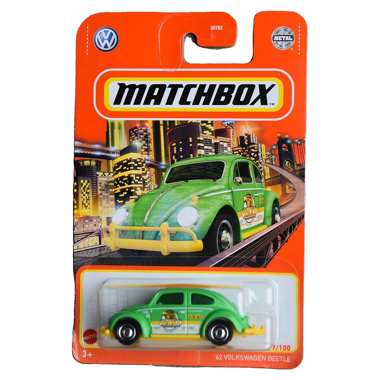 Auto de colección Matchbox Volkswagen Beetle 1962 16.9x14.3 cm
